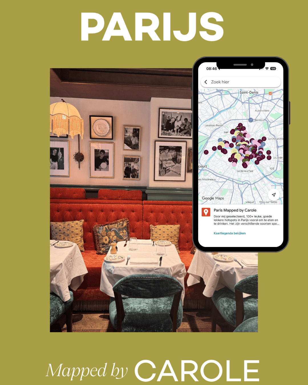 Paris Google Maps guide