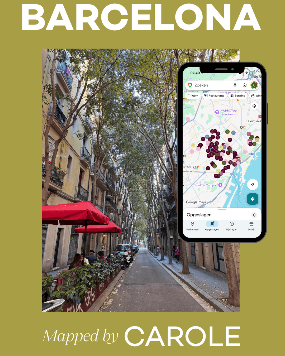 Barcelona Google Maps guide